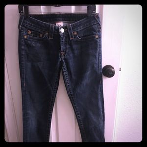 Dark wash bootcut true religion jeans